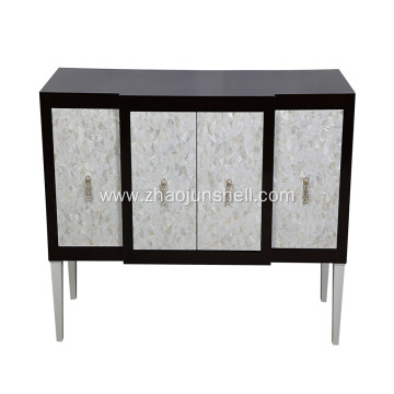 CANOSA High Quality Factory Price Chinese Freshwater Shell Inlaid Wooden Storage Cabinet